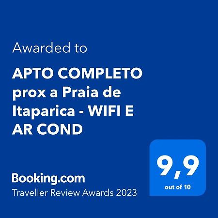Apto Completo Prox A Praia De Itaparica - Wifi E Ar Cond Вила-Велья Экстерьер фото